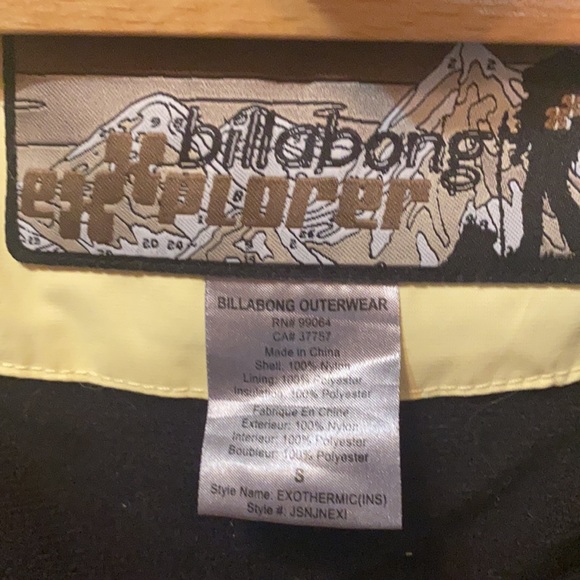 Billabong explore men’s size small ski coat - Picture 3 of 17